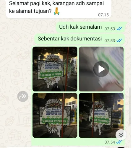 Pengiriman Papan Bunga Selamat Bekasi Barat
